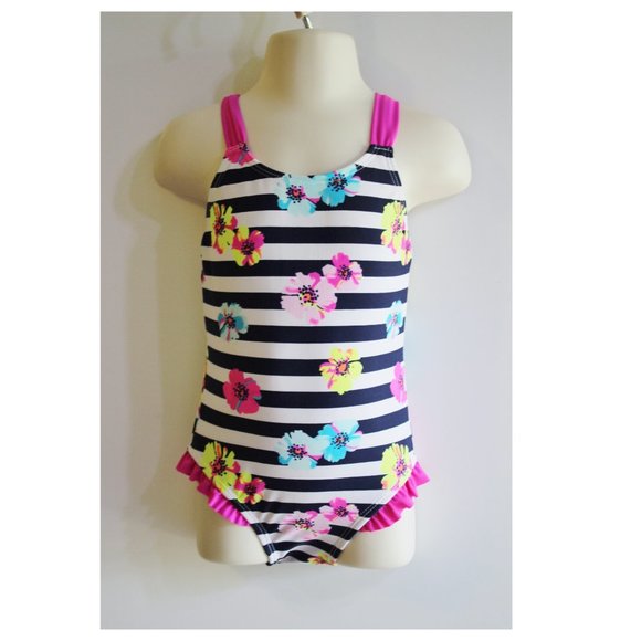 TCP Girl Swimsuit Rashguard Top Set Size 2T - Picture 2 of 4